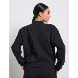 BodyTalk Γυναικεία Ζακέτα Φούτερ  Μαύρη 1252-907822-00100