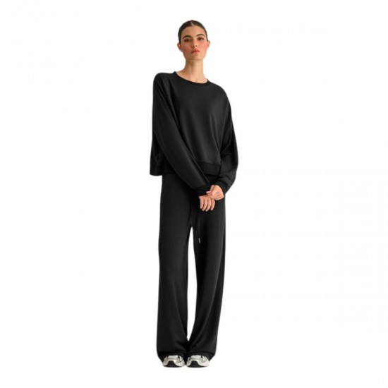 BodyTalk Μακρύ Γυναικείο Φούτερ Black 1262-909126-00100