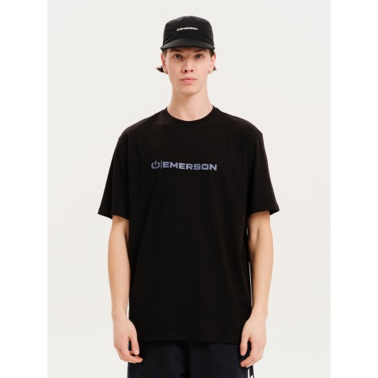 EMERSON ΑΝΔΡΙΚΟ ΚΟΝΤΟΜΑΝΙΚΟ T-SHIRT 251.EM33.03 BLACK