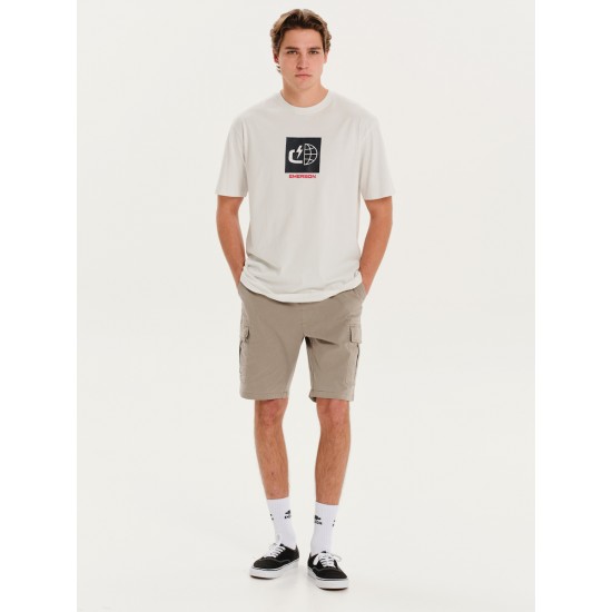 EMERSON LOGO ΑΝΔΡΙΚΟ ΚΟΝΤΟΜΑΝΙΚΟ T-SHIRT 251.EM33.39 FROSTY WHITE