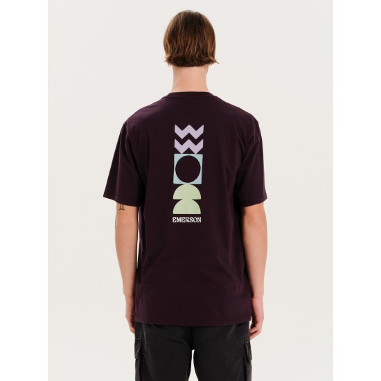 EMERSON ΑΝΔΡΙΚΟ ΚΟΝΤΟΜΑΝΙΚΟ T-SHIRT 251.EM33.83 D.PURPLE