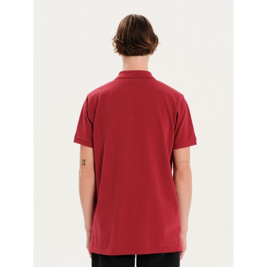 EMERSON ΚΟΝΤΟΜΑΝΙΚΗ ΑΝΔΡΙΚΗ ΜΠΛΟΥΖΑ POLO 251.EM35.69 BERRY RED