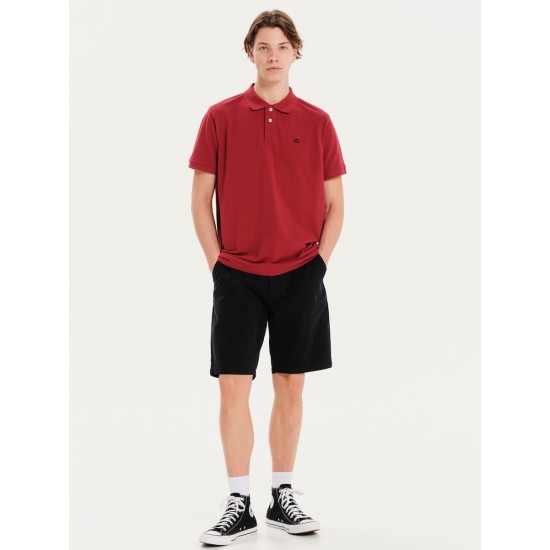 EMERSON ΚΟΝΤΟΜΑΝΙΚΗ ΑΝΔΡΙΚΗ ΜΠΛΟΥΖΑ POLO 251.EM35.69 BERRY RED