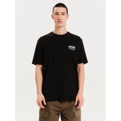 EMERSON "MORE WAVES LESS BEHAVES" ΑΝΔΡΙΚΟ ΚΟΝΤΟΜΑΝΙΚΟ T-SHIRT 251.EM33.29 BLACK
