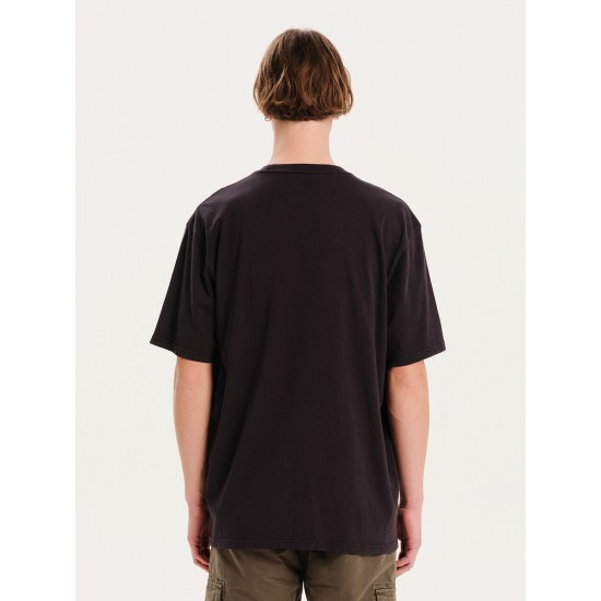 EMERSON ΑΝΔΡΙΚΟ ΜΟΝΟΧΡΩΜΟ ΚΟΝΤΟΜΑΝΙΚΟ T-SHIRT 251.EM33.120 MIDNIGHT
