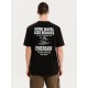EMERSON "MORE WAVES LESS BEHAVES" ΑΝΔΡΙΚΟ ΚΟΝΤΟΜΑΝΙΚΟ T-SHIRT 251.EM33.29 BLACK