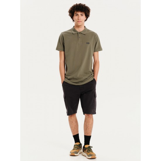 EMERSON ΚΟΝΤΟΜΑΝΙΚΗ ΑΝΔΡΙΚΗ ΜΠΛΟΥΖΑ POLO 251.EM35.59 OLIVE GREEN