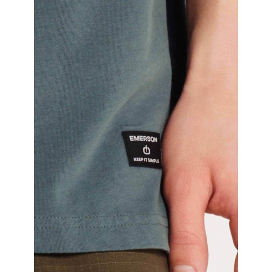 EMERSON Men's T-Shirt Ανδρική Κοντομάνικη Μπλούζα 251.EM33.120 THYME GREEN