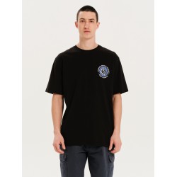 EMERSON GENIUS COMPANY KEEP IT SIMPLE ΑΝΔΡΙΚΟ ΚΟΝΤΟΜΑΝΙΚΟ T-SHIRT BLACK
