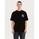 EMERSON GENIUS COMPANY KEEP IT SIMPLE ΑΝΔΡΙΚΟ ΚΟΝΤΟΜΑΝΙΚΟ T-SHIRT BLACK
