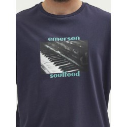 EMERSON MEN'S S/S T-SHIRT 211.EM33.74 NAVY BLUE