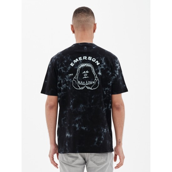 EMERSON ΑΝΔΡΙΚΟ T-SHIRT 221.EM33.27TD TIE DYE EBONY