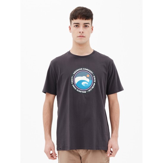 EMERSON ΑΝΔΡΙΚΟ T-SHIRT 221.EM33.35 OFF BLACK