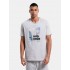 Aνδρικό κοντομάνικό t-shirt "SURF'' LIGHT GREY 1231-953228