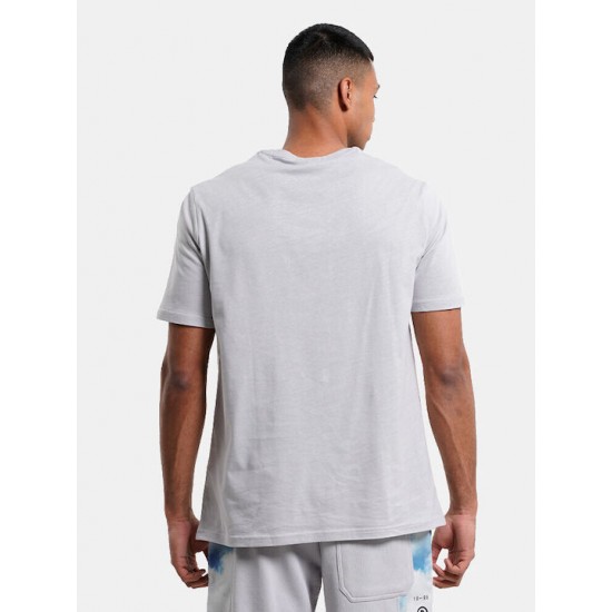 Aνδρικό κοντομάνικό t-shirt "SURF'' LIGHT GREY 1231-953228