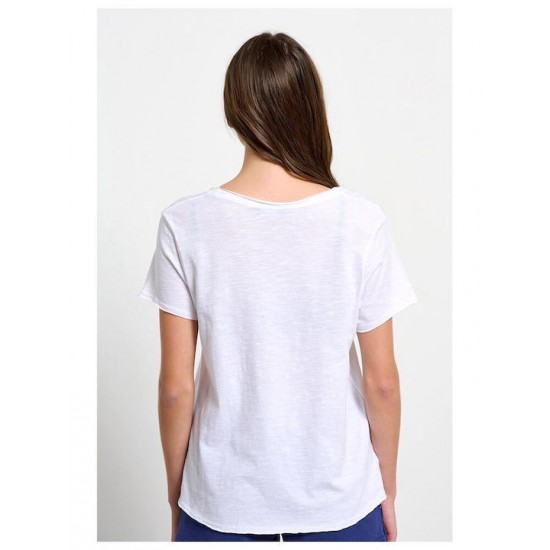 Γυναικείο BDTK κοντομάνικο t-shirt 1231-901328 WHITE 